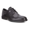 Ecco Men's Lisbon Cap Toe Tie Shoe Black -Ecco 01001 siyah 1 buyuk