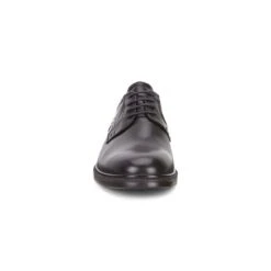 Ecco Men's Lisbon Cap Toe Tie Shoe Black -Ecco 01001 siyah 2 buyuk