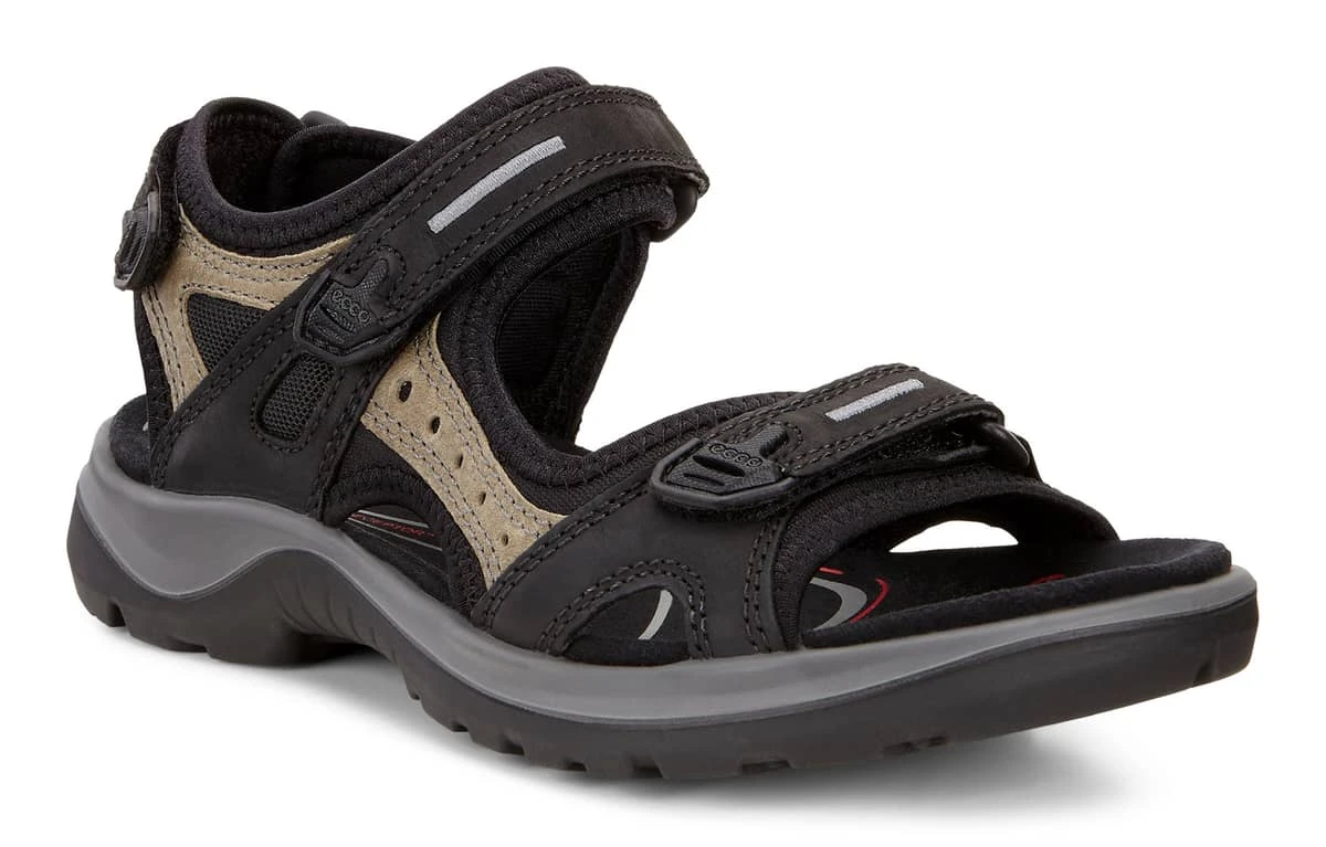 Ecco Women's Offroad Yucatan Sandals Black/Mole/Black Ecco Women's Offroad Yucatan Sandals Black/Mole/Black -Ecco 069563 50034 main nfh 1