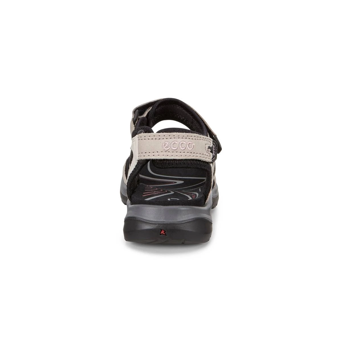 Ecco Women's Offroad Yucatan Sandals Atmosphere/Ice W./Black Ecco Women's Offroad Yucatan Sandals Atmosphere/Ice W./Black -Ecco 069563 54695 heel 1