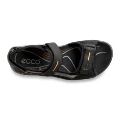 Ecco Men's Offroad Yucatan Sandals Black/Mole/Black -Ecco 069564 50034 top