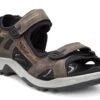 Ecco Men's Offroad Yucatan Sandals Espresso/Cocoa Brown/Black