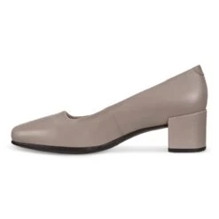 Ecco Women's Shape 35 Squared Pump Grey Rose Leather -Ecco 290503 01386 inside