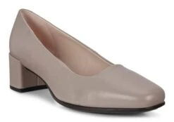 Ecco Women's Shape 35 Squared Pump Grey Rose Leather -Ecco 290503 01386 main nfh