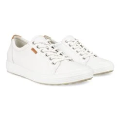 Ecco Women's Soft 7 Sneakers White -Ecco 430003 01007 pair
