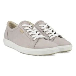 Ecco Women's Soft 7 Sneakers Gray-Rose -Ecco 430003 02386 pair