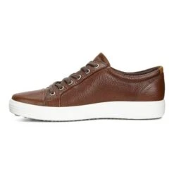 Ecco Men's Soft 7 Lace Sneakers Whiskey -Ecco 430004 01283 inside