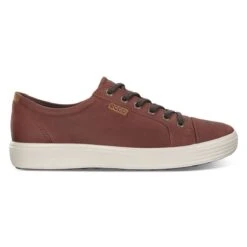 Ecco Men's Soft 7 Lace Sneakers Cognac -Ecco 430004 02053 outside