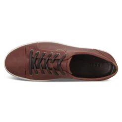 Ecco Men's Soft 7 Lace Sneakers Cognac -Ecco 430004 02053 top