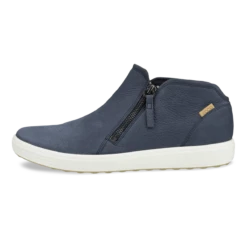 Ecco Women's Soft 7 Low Boot Marine -Ecco 430243 02038 left ecom