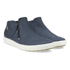 Ecco Women's Soft 7 Low Boot Marine -Ecco 430243 02038 pair ecom