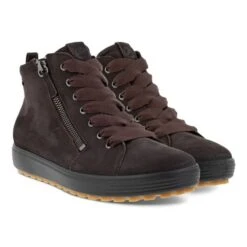 Ecco Women's Soft 7 Tred GTX Hi Boot Licorice -Ecco 450163 02507 pair