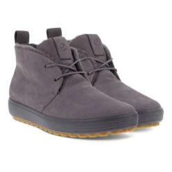 Ecco Women's Soft 7 Tred Shearling Ankle Boot Gravity -Ecco 450413 02589 pair