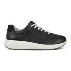Ecco Women's Soft 7 Runner Sneaker Black -Ecco 460613 01001 outside