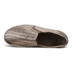 Ecco Women's Soft 7 Slip On 2.0 Stone Metallic -Ecco 470113 51147 top 1
