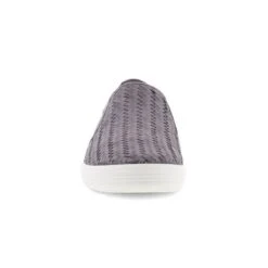 Ecco Women's Soft 7 Woven Slip-on 2.0 Gravity Metallic -Ecco 470113 60105 front