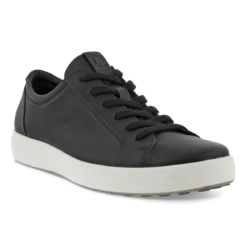 Ecco Men's Soft 7 City Lace Sneaker Black -Ecco 470364 01001 main ecom
