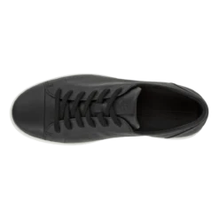 Ecco Men's Soft 7 City Lace Sneaker Black -Ecco 470364 01001 top ecom