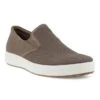 Ecco Men's SOFT 7 SLIP ON Leather Sneakers Taupe -Ecco 470484 60589 main