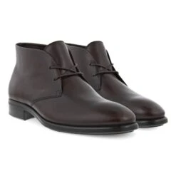 Ecco Men's Citytray Chukka Boots Cocoa Brown -Ecco 512794 01482 pair