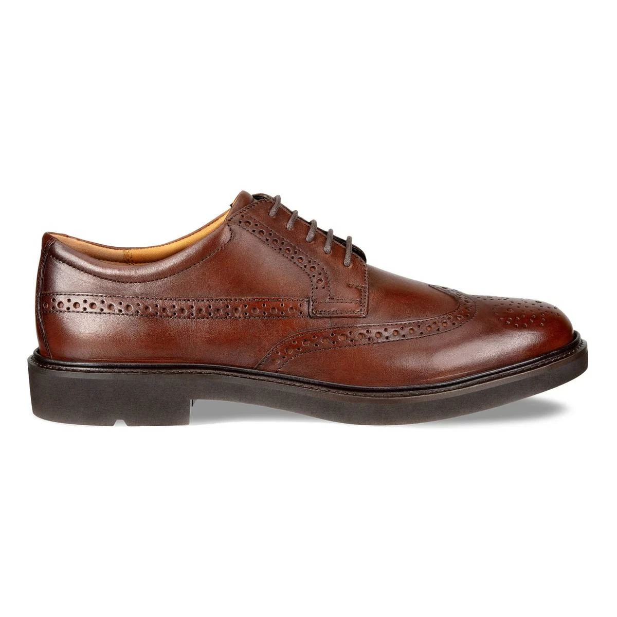 Ecco Men's Metropole London Wingtip Dress Shoe Cognac Ecco Men's Metropole London Wingtip Dress Shoe Cognac -Ecco 525614 01053 outside ecom 1
