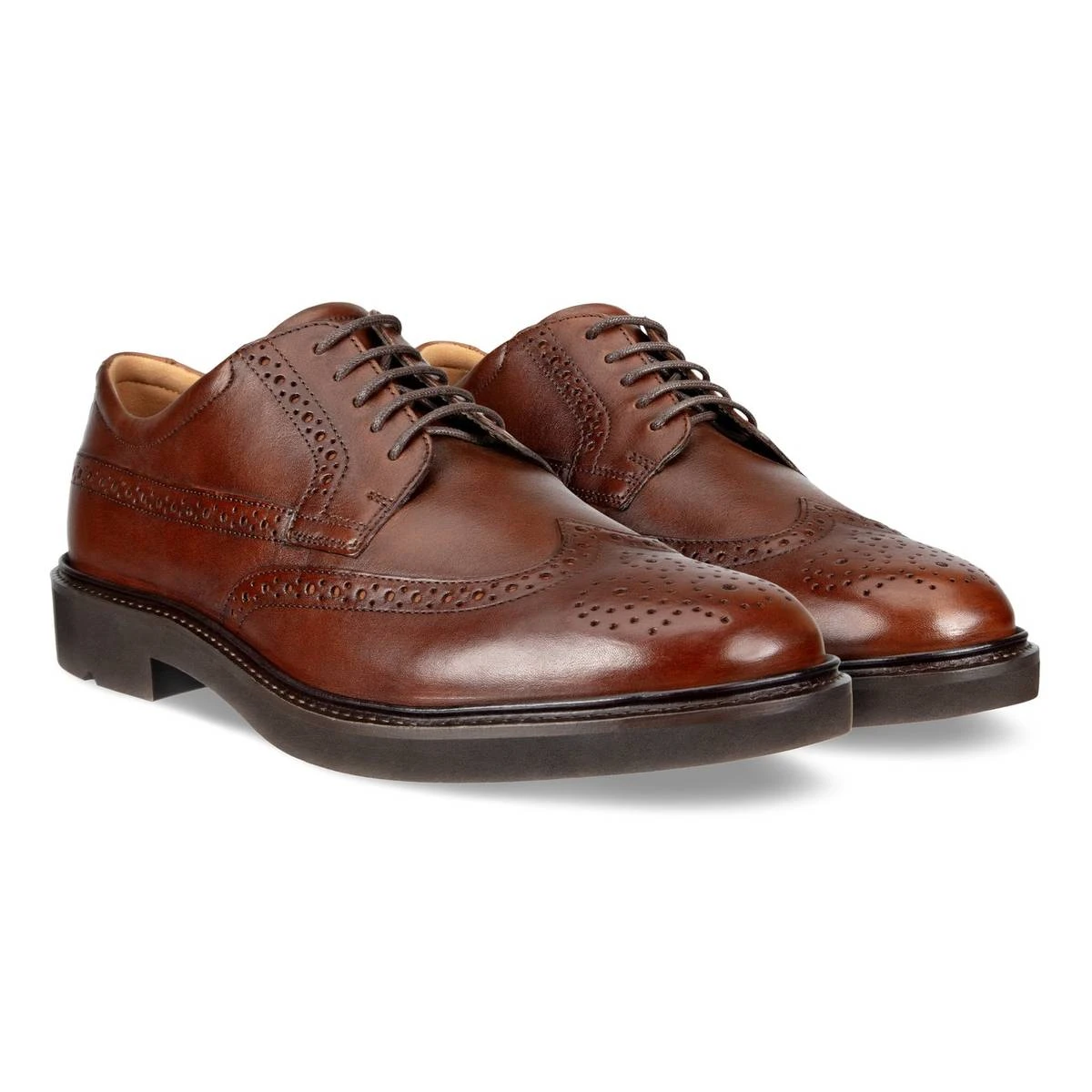 Ecco Men's Metropole London Wingtip Dress Shoe Cognac Ecco Men's Metropole London Wingtip Dress Shoe Cognac -Ecco 525614 01053 pair ecom 1