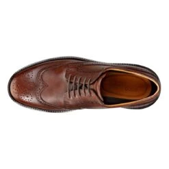 Ecco Men's Metropole London Wingtip Dress Shoe Cognac 5 Ecco Men's Metropole London Wingtip Dress Shoe Cognac -Ecco 525614 01053 top ecom 1