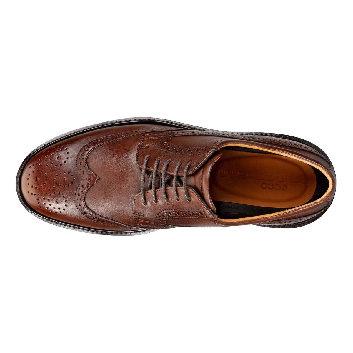 Ecco Men's Metropole London Wingtip Dress Shoe Cognac Ecco Men's Metropole London Wingtip Dress Shoe Cognac -Ecco 525614 01053 top ecom 1