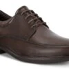 Ecco Men's Holton Apron Toe Lace Dress Shoe Cocoa Brown -Ecco 62111401482