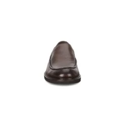 Ecco Men's Vitrus III Apron Toe Slip-on Dress Shoe Cocoa Brown -Ecco 640514 01482 front
