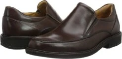 Ecco Men's Holton Apron Toe Slip-on Dress Shoe Rust -Ecco 81mse mvqhl. ac sl1500