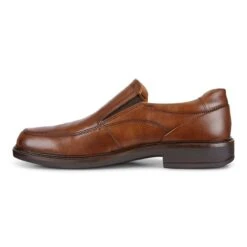 Ecco Men's Holton Apron Toe Slip-on Dress Shoe Amber 7 Ecco Men's Holton Apron Toe Slip-on Dress Shoe Amber -Ecco eccmnhltnsoambr 3