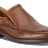 Ecco Men's Holton Apron Toe Slip-on Dress Shoe Amber -Ecco eccmnhltnsoambr 4