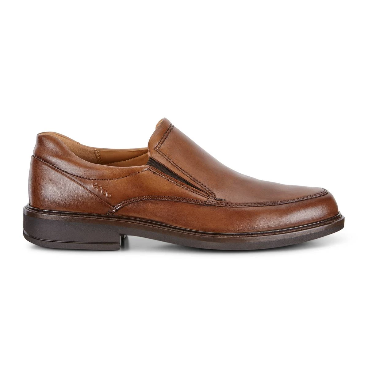 Ecco Men's Holton Apron Toe Slip-on Dress Shoe Amber Ecco Men's Holton Apron Toe Slip-on Dress Shoe Amber -Ecco eccmnhltnsoambr 5