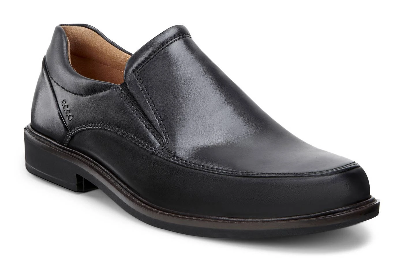 Ecco Men's Holton Apron Toe Slip-on Dress Shoe Black Ecco Men's Holton Apron Toe Slip-on Dress Shoe Black -Ecco eccmnhltnsoblk 4