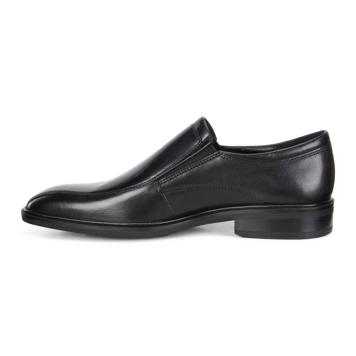 Ecco Men's Illinois Bike Toe Slip-on Dress Shoe Black Ecco Men's Illinois Bike Toe Slip-on Dress Shoe Black -Ecco eccmnillnsbktblk 3