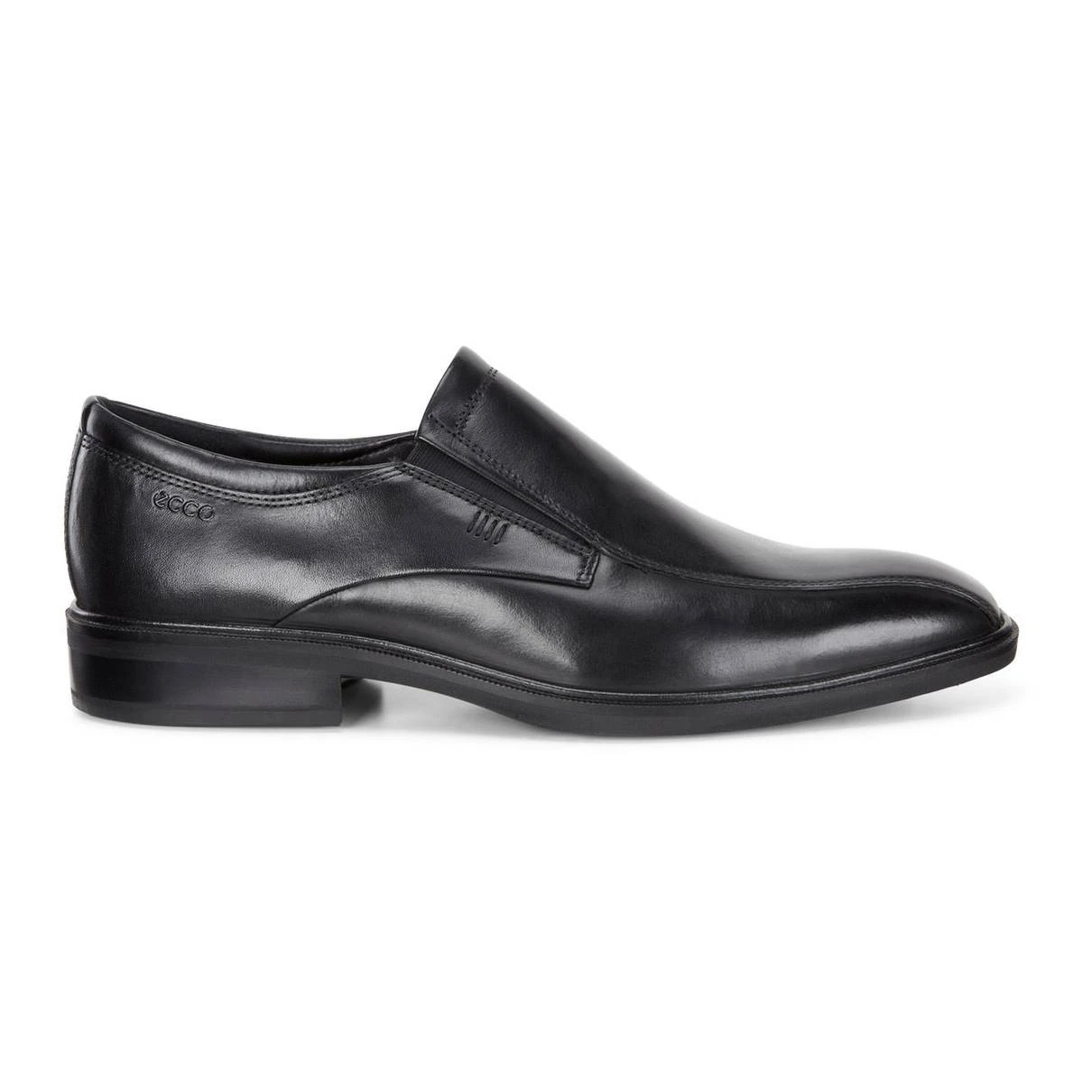 Ecco Men's Illinois Bike Toe Slip-on Dress Shoe Black Ecco Men's Illinois Bike Toe Slip-on Dress Shoe Black -Ecco eccmnillnsbktblk 5