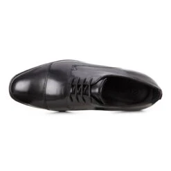 Ecco Men's Melbourne Cap Toe Lace Dress Shoe Black -Ecco eccmnmlbrnblk 6