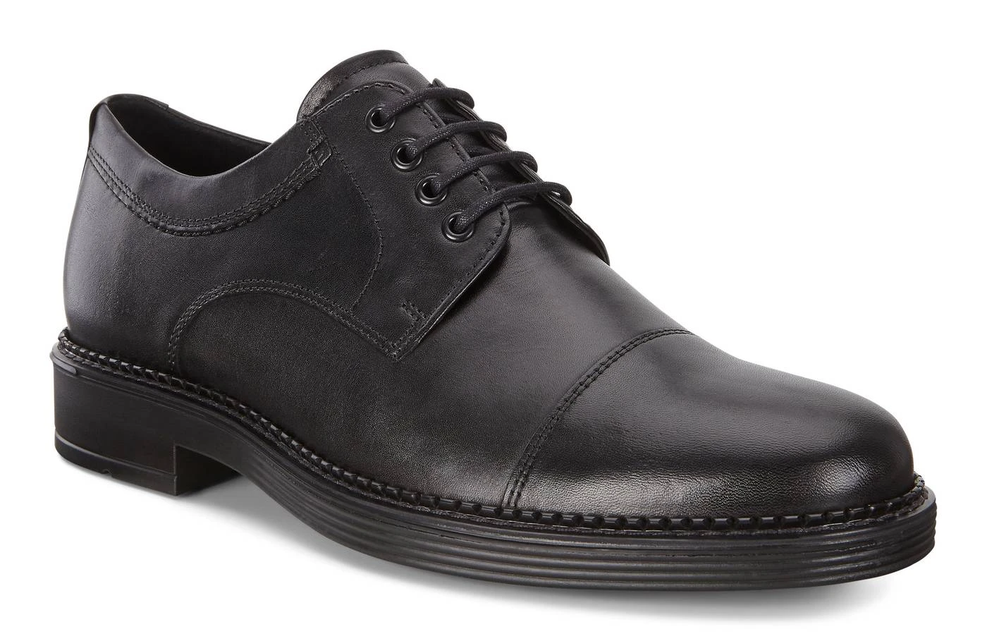 Ecco Men's Newcastle Cap Toe Lace Dress Shoe Black Ecco Men's Newcastle Cap Toe Lace Dress Shoe Black -Ecco eccmnnwcstlblk 4