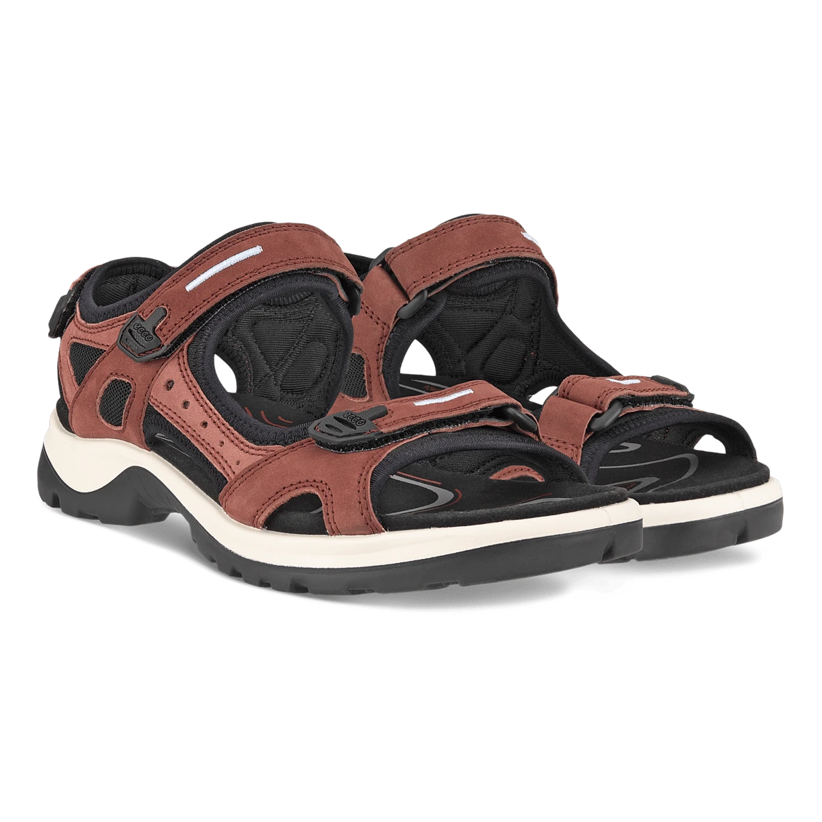 Ecco Women's Offroad Yucatan Sandals Andora/Petal Trim Ecco Women's Offroad Yucatan Sandals Andora/Petal Trim -Ecco ecco 069563 60766 pair