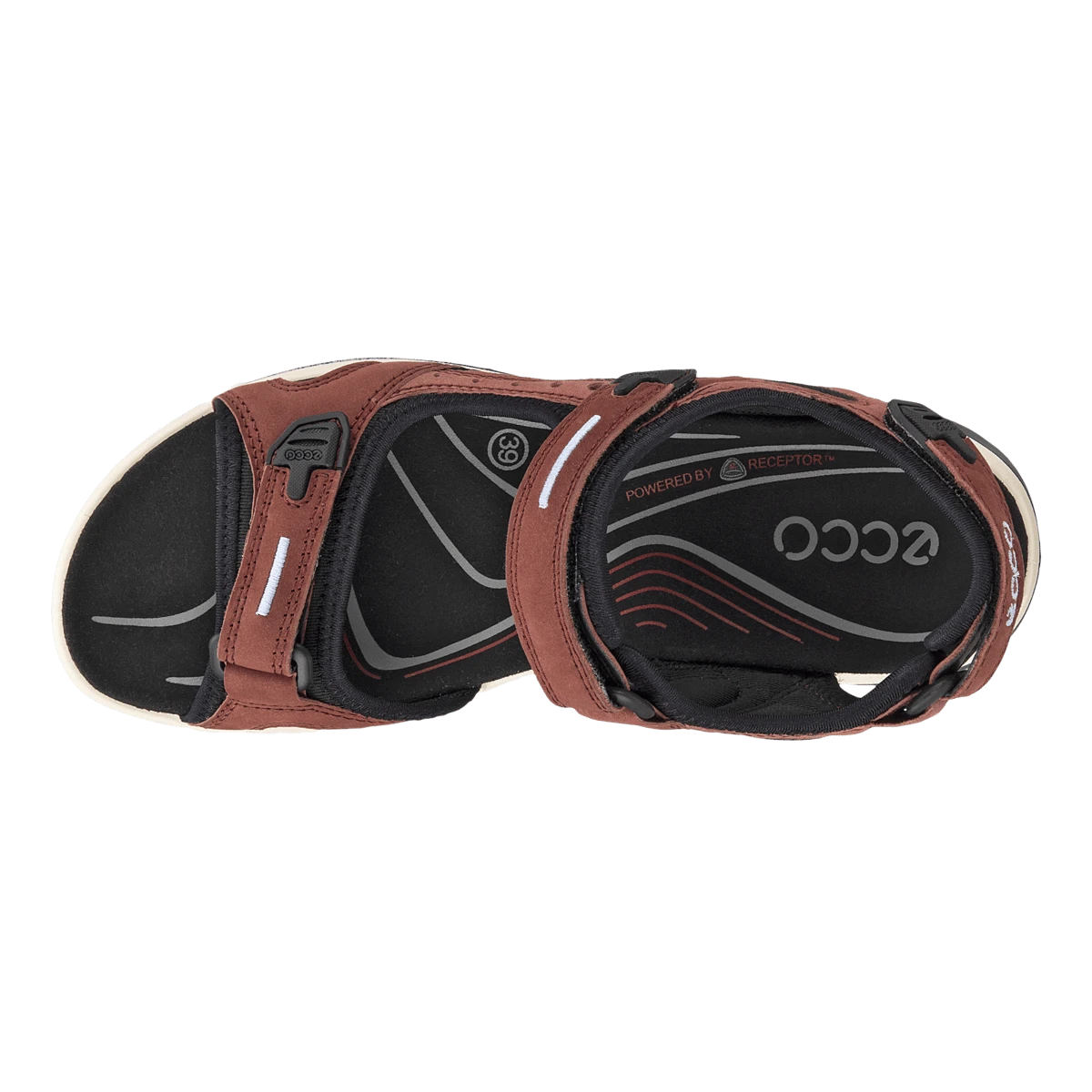 Ecco Women's Offroad Yucatan Sandals Andora/Petal Trim Ecco Women's Offroad Yucatan Sandals Andora/Petal Trim -Ecco ecco 069563 60766 top