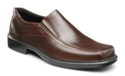 Ecco Men's Helsinki Bike Toe Slip-on Dress Shoe Cocoa Brown