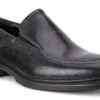 Ecco Men's Lisbon Apron Toe Slip-on Dress Shoe Black -Ecco eccomnlsbnaprnblk 4