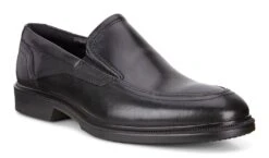 Ecco Men's Lisbon Apron Toe Slip-on Dress Shoe Black