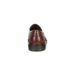 Ecco Men's Lisbon Apron Toe Slip-on Dress Shoe Cognac -Ecco eccomnlsbnaprntcgnc 2