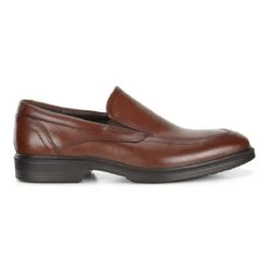 Ecco Men's Lisbon Apron Toe Slip-on Dress Shoe Cognac -Ecco eccomnlsbnaprntcgnc 5