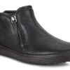 Ecco Women's Soft 7 Low Bootie Black Leather 1 Ecco Women's Soft 7 Low Bootie Black Leather -Ecco eccwmsft7blklthr 4