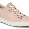 Ecco Women's Soft 7 Lace Sneakers Rose Dust 2 Ecco Women's Soft 7 Lace Sneakers Rose Dust -Ecco eccwmsft7lcsnkrrsdst 1