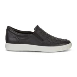 Ecco Women's Soft 7 Woven Slip-On Black -Ecco eccwmsft7slpnwvblk 5