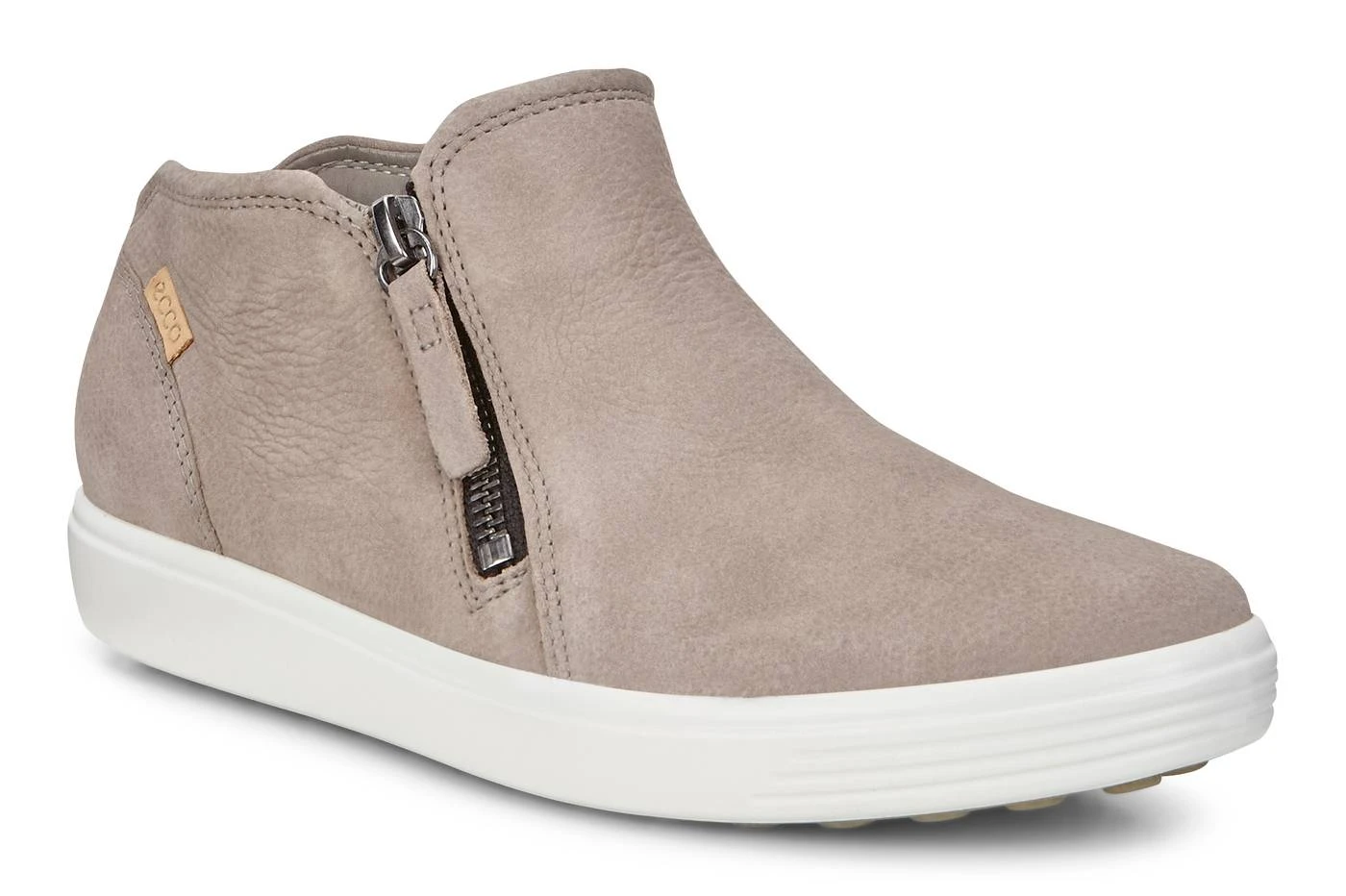 Ecco Women's Soft 7 Low Bootie Warm Grey/Powder Ecco Women's Soft 7 Low Bootie Warm Grey/Powder -Ecco eccwmsft7wrmgry 4